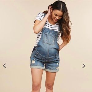 Destructed Maternity Shortalls, overalls